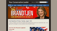 Desktop Screenshot of brandtjen.com